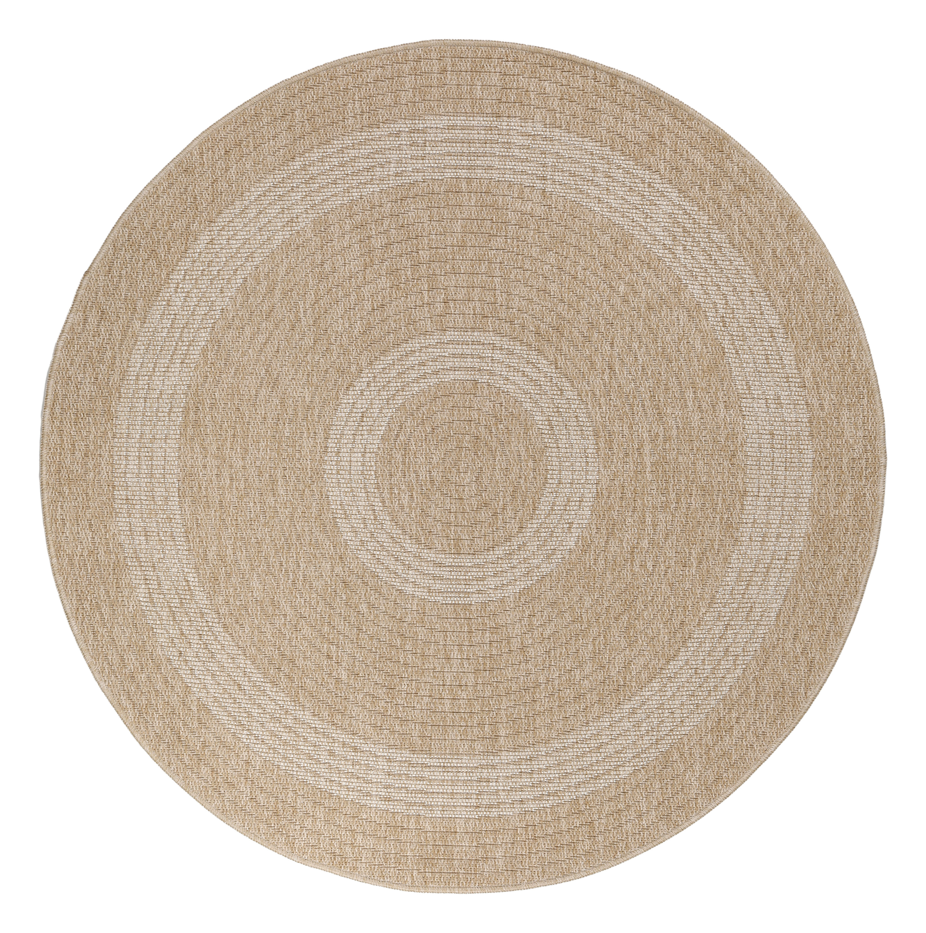 Ayyildiz, AKCIA: 80x80 (průměr) kruh cm Kusový koberec Comilla 886 Beige kruh, béžová, chodba / predsieň