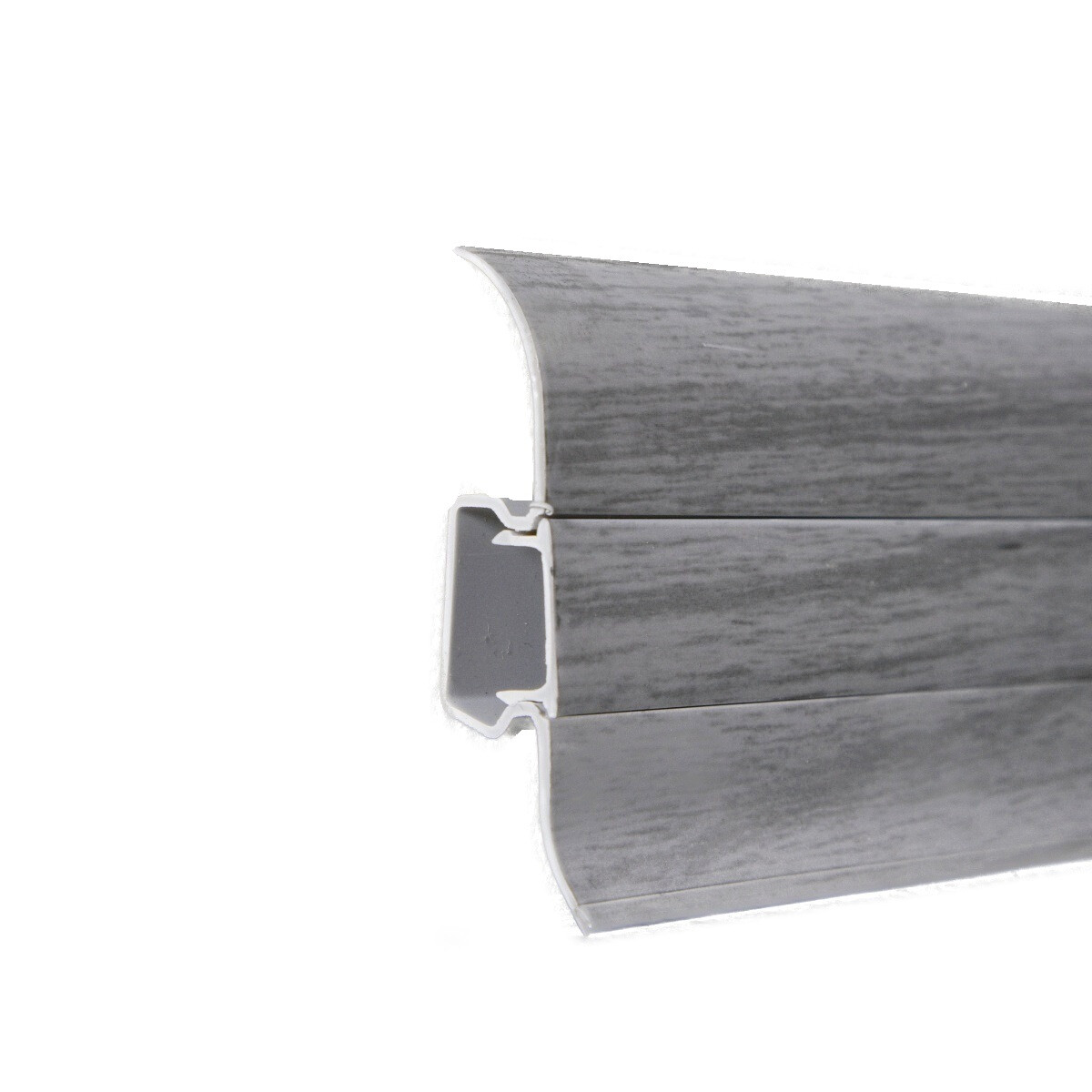 Egibi, Soklová podlahová lišta SLK50 78 Vancouver 2 m, spojka, šedá