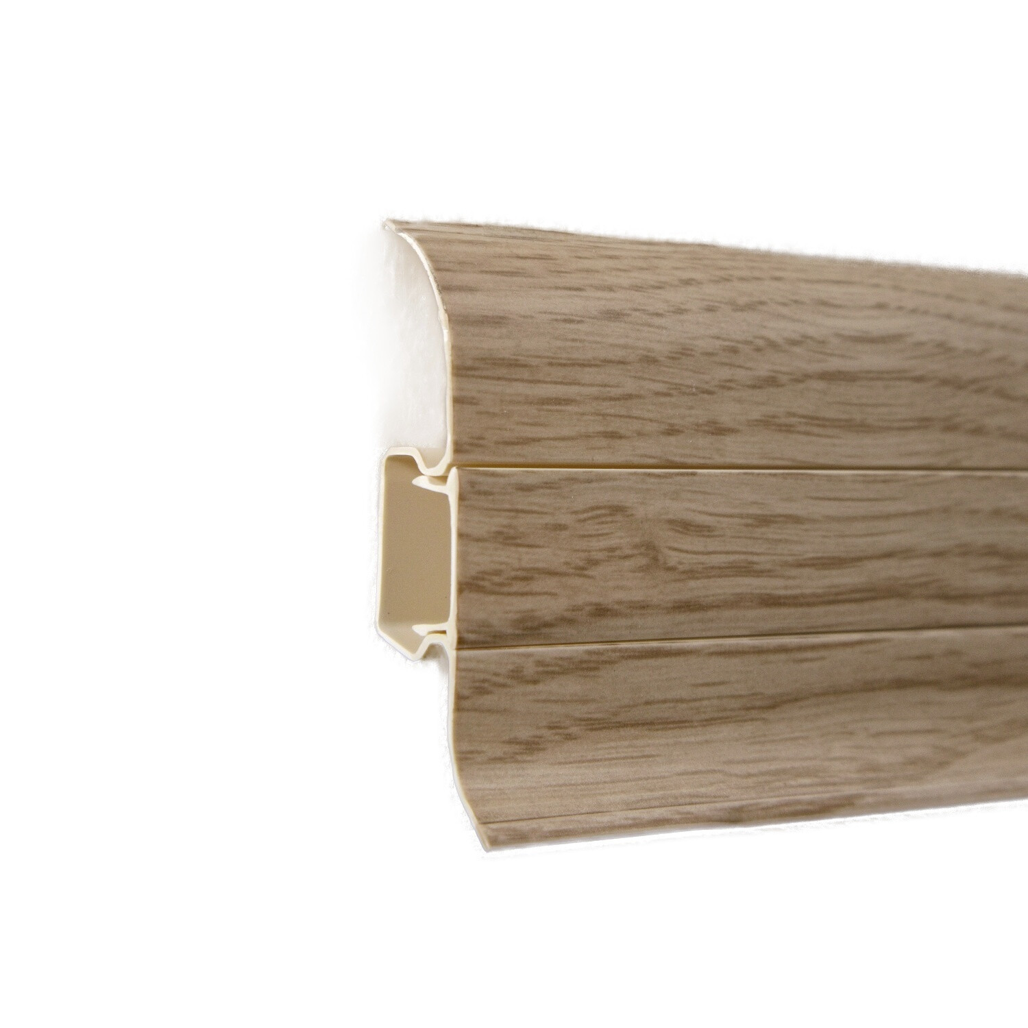 Egibi, Soklová podlahová lišta SLK50 137 Jägerndorf 2 m, koncovka ľavá, hnedá