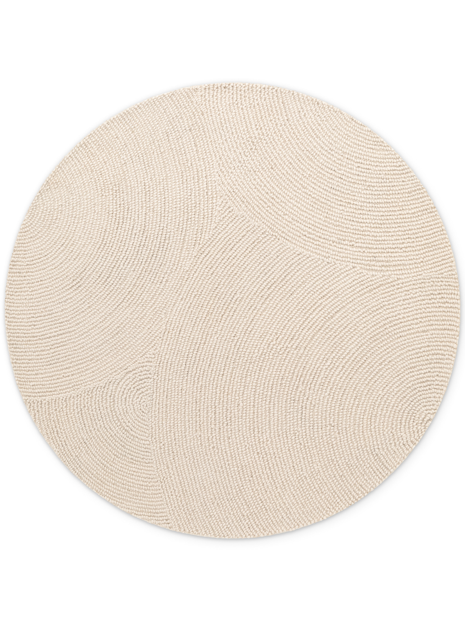 Hanse Home, AKCIA: 💧🛡️150x150 (průměr) kruh cm Kusový koberec Eleni 106220 Natur Weiß kruh + aplikovaná impregnácia, biela, obývacia izba