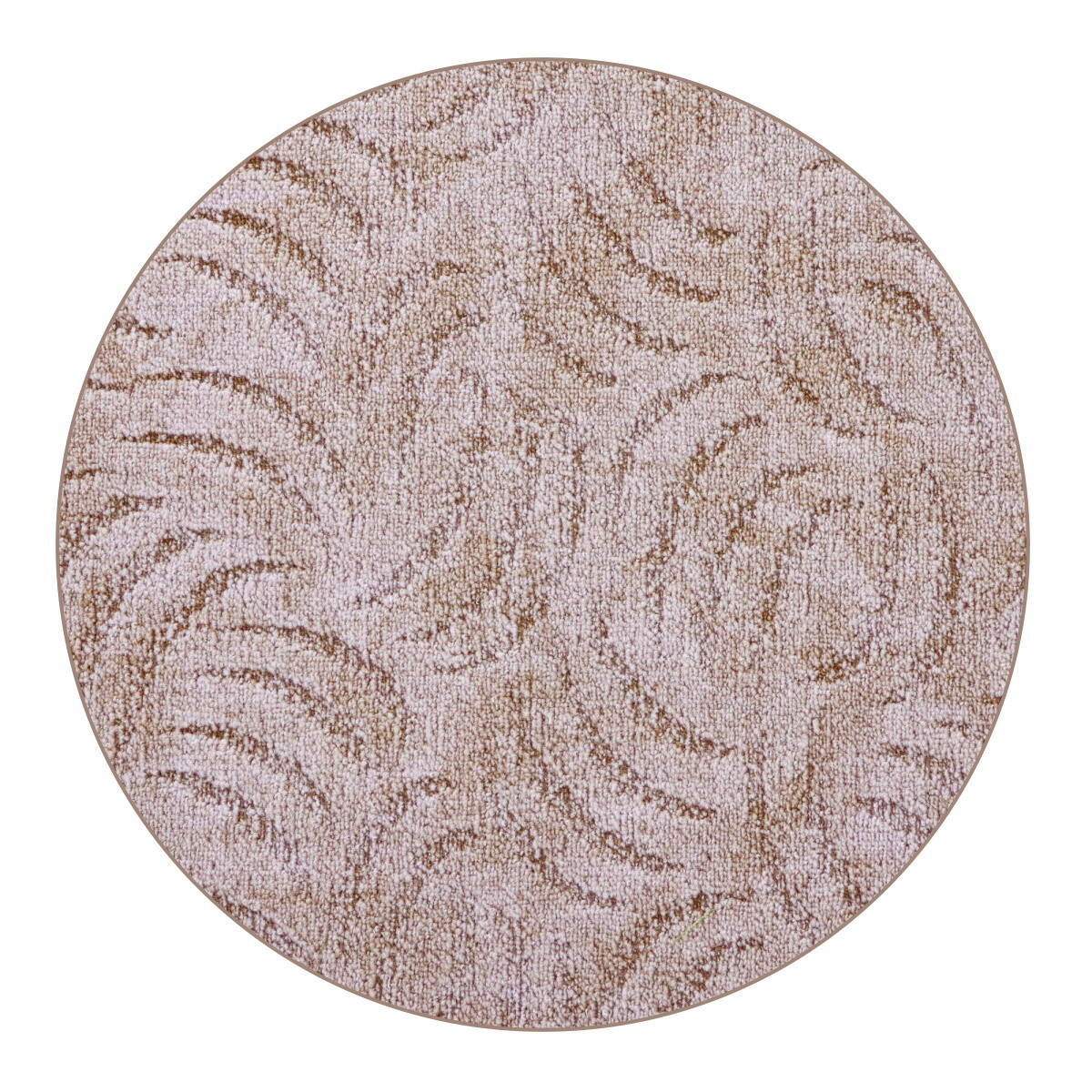AladinWorld Expres, Kusový koberec Scroll béžový kruh, 400x400 (priemer) kruh, béžová, obývacia izba