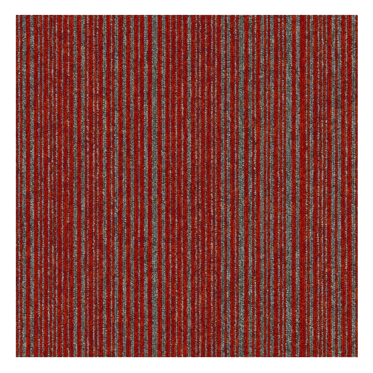 Tapibel, Kobercový štvorec Coral Lines 60380-50 červeno-šedý 50 x 50 cm, chodba / predsieň