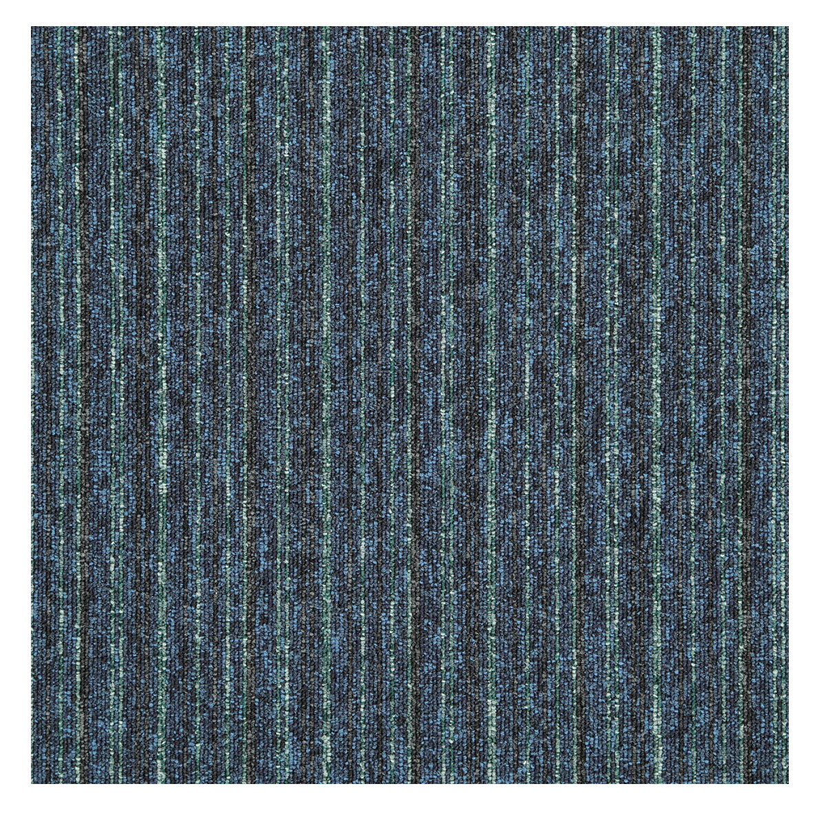 Balta, Kobercový štvorec Sonar Lines 4583 modrozelený 50 x 50 cm, chodba / predsieň