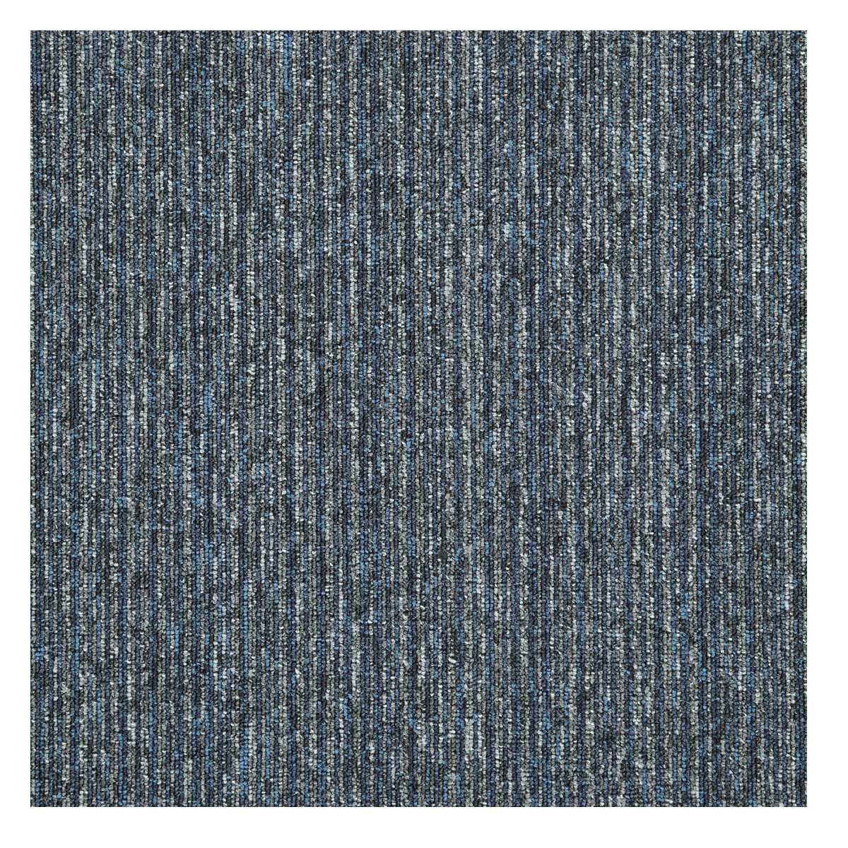 Balta, Kobercový štvorec Sonar Lines 4183 modrošedý 50 x 50 cm, chodba / predsieň