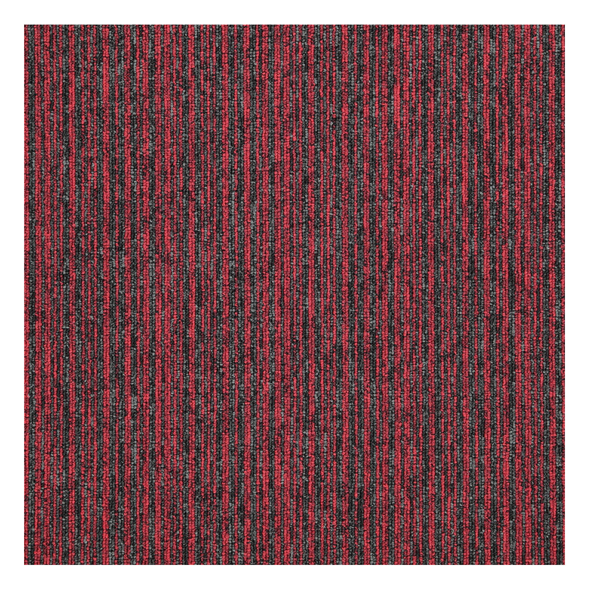 Balta, Kobercový štvorec Sonar Lines 4120 červený 50 x 50 cm, chodba / predsieň