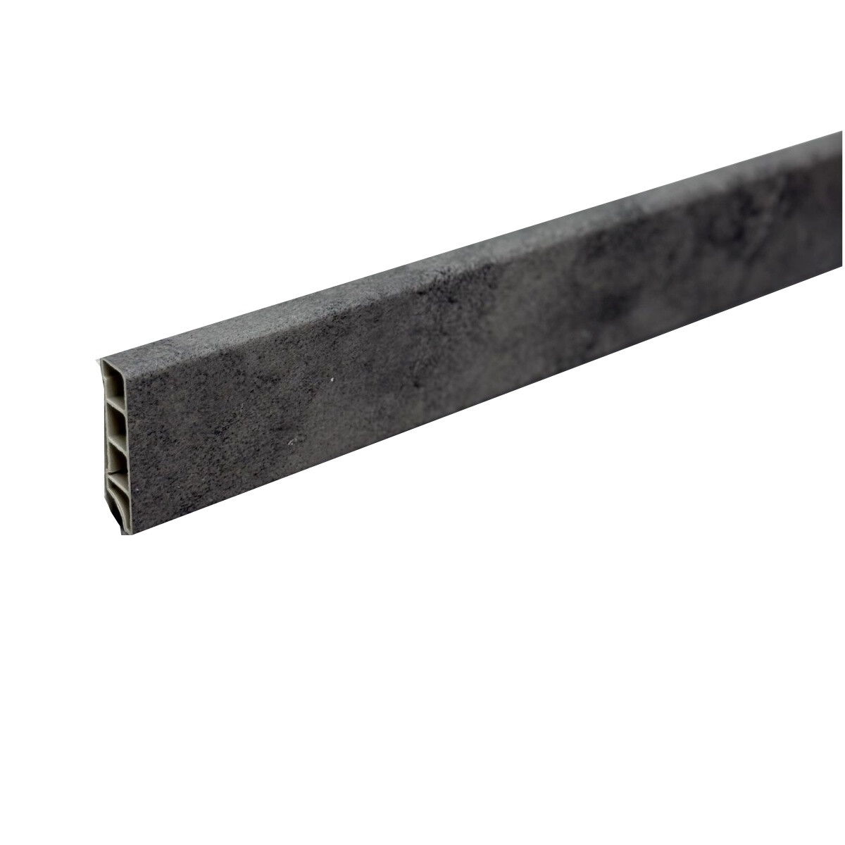 Egibi, Soklová lišta SPC RIGID Nice grey 2 m, 2000x50x12 mm, šedá