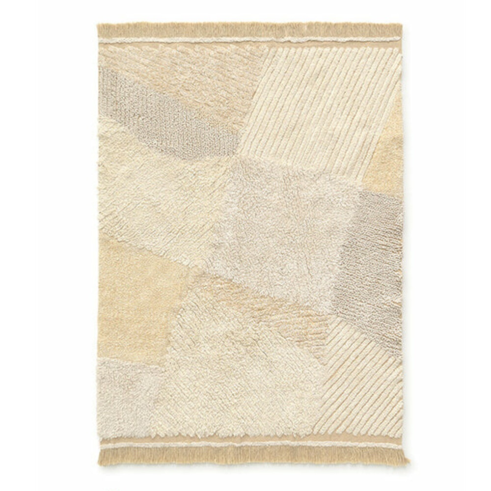 Lorena Canals, Detský kusový koberec Play Farm Fields, 120x170, žltá, detská izba