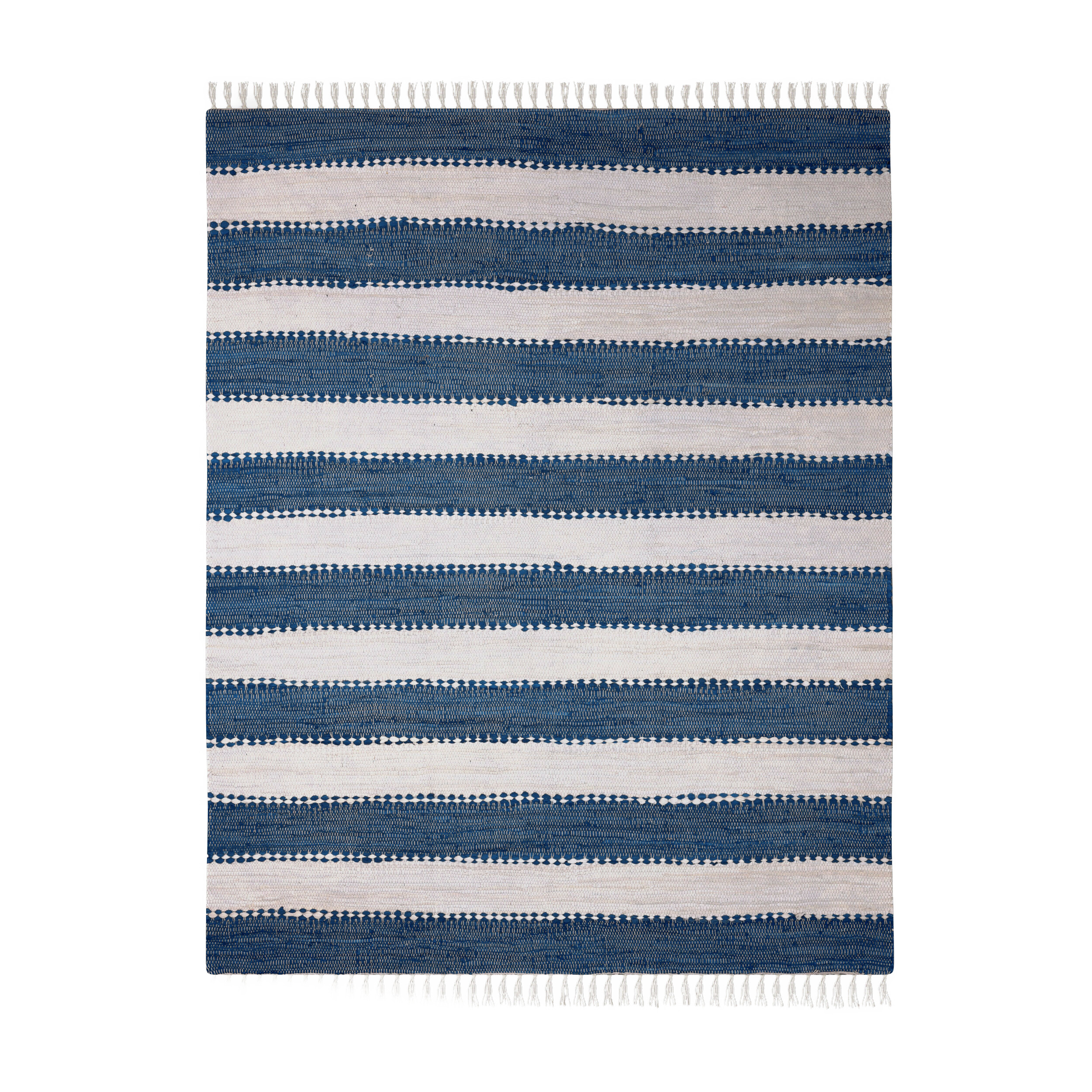 My Flair, Kusový koberec Ashram Blau, 60x110, modrá, chodba / predsieň