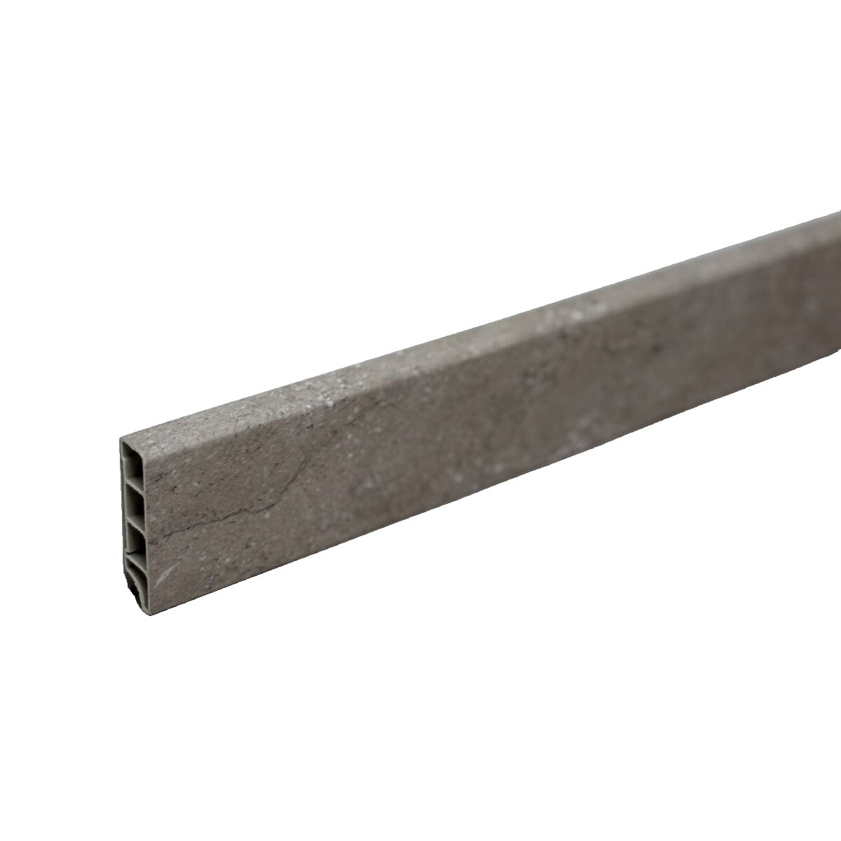 E-shop Egibi, Soklová lišta SPC RIGID Beige Stone 2 m, 2000x50x12 mm, šedá