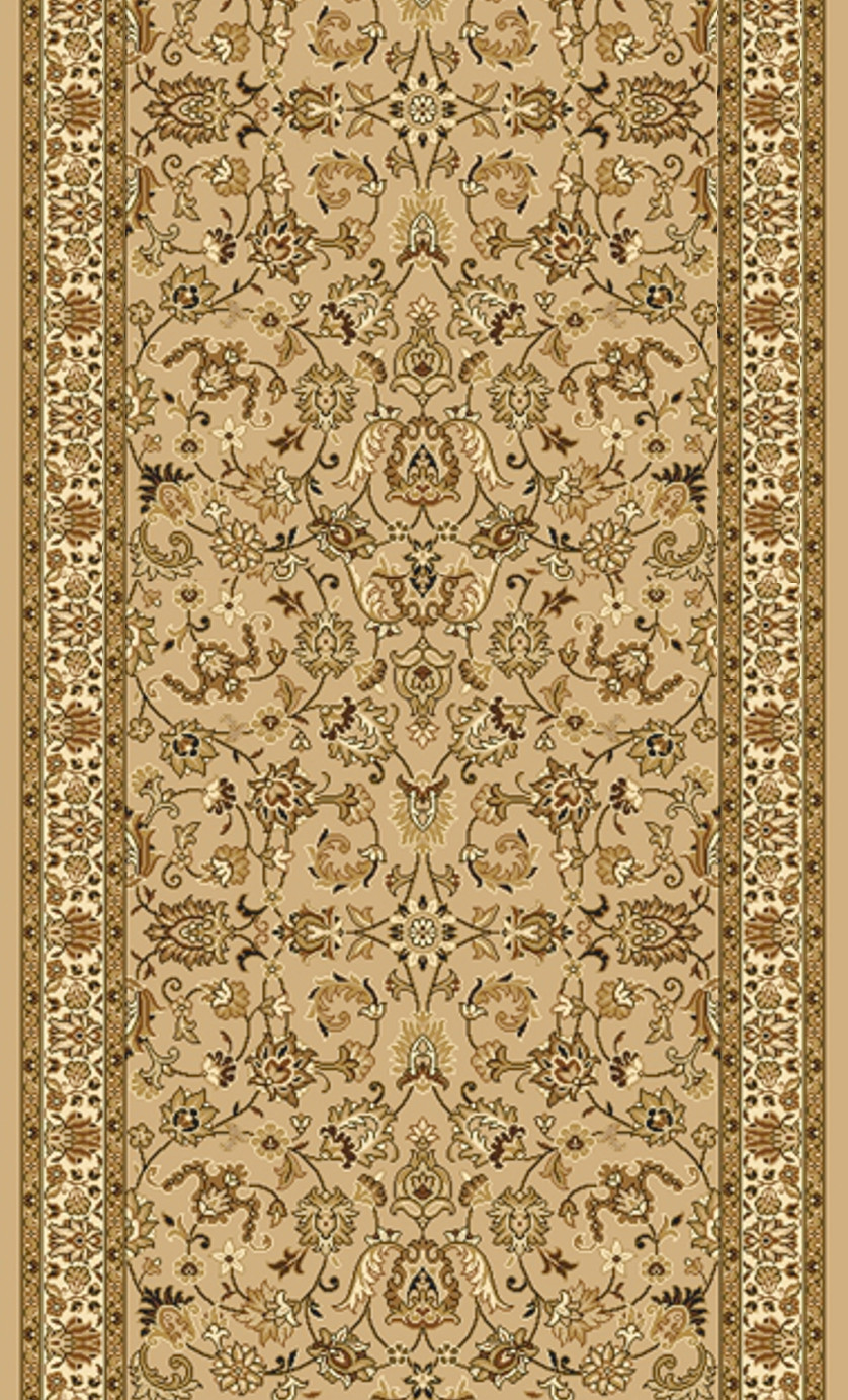 E-shop Spoltex, AKCIA: 323x80 cm Behúň na mieru Samira New 12002-050 - obšitý zo všetkých strán, béžová, chodba / predsieň