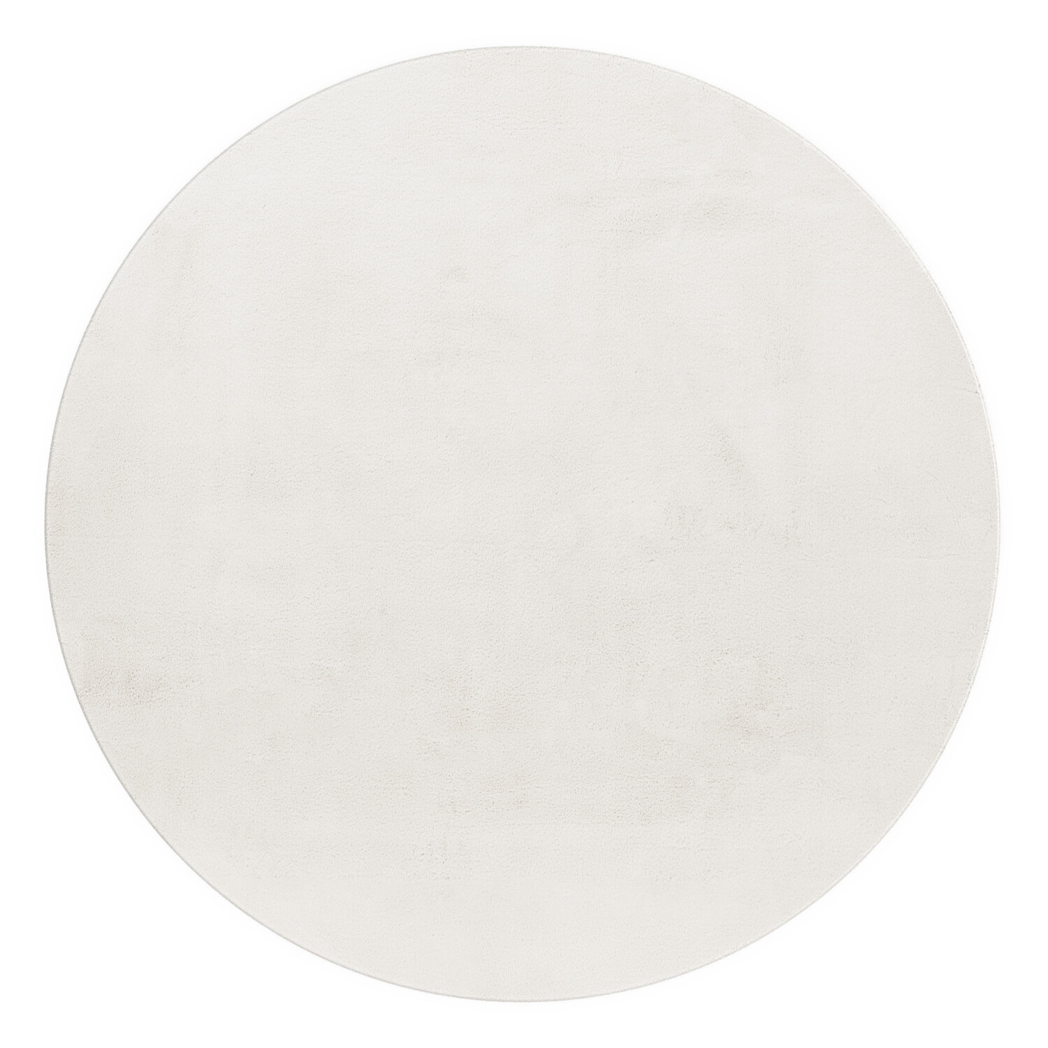 Ayyildiz, AKCIA: 200x200 (průměr) kruh cm Kusový koberec Pouffy 5100 Cream kruh, biela, obývacia izba