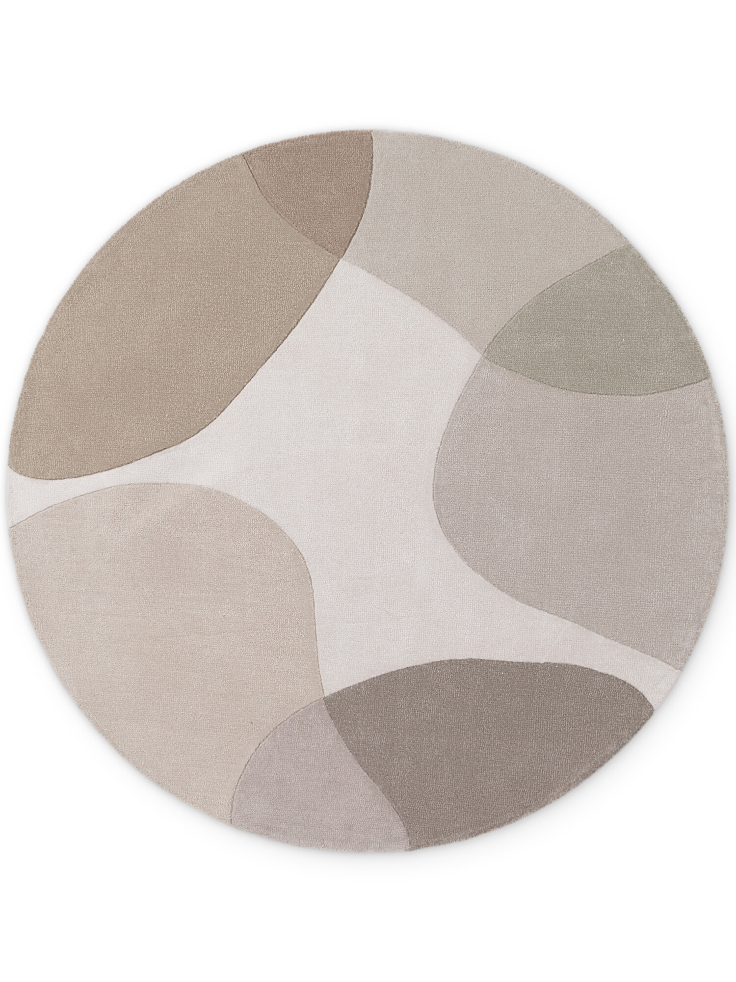 Ted Baker, Kusový koberec Ted Baker Hackney 106355 Beige kruh, 200x200, béžová, detská izba