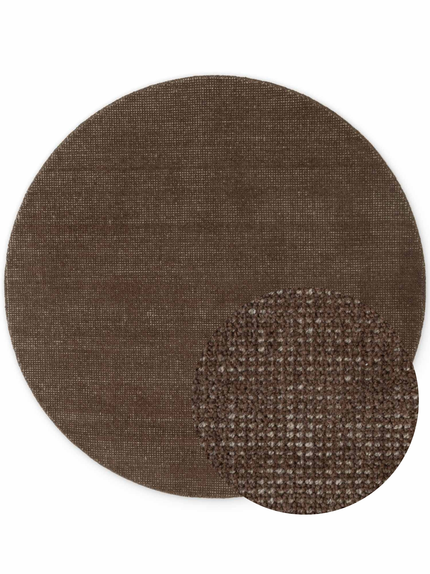 Ted Baker, Kusový koberec Ted Baker Greenwich 106363 Brown kruh, 200x200, hnedá, detská izba