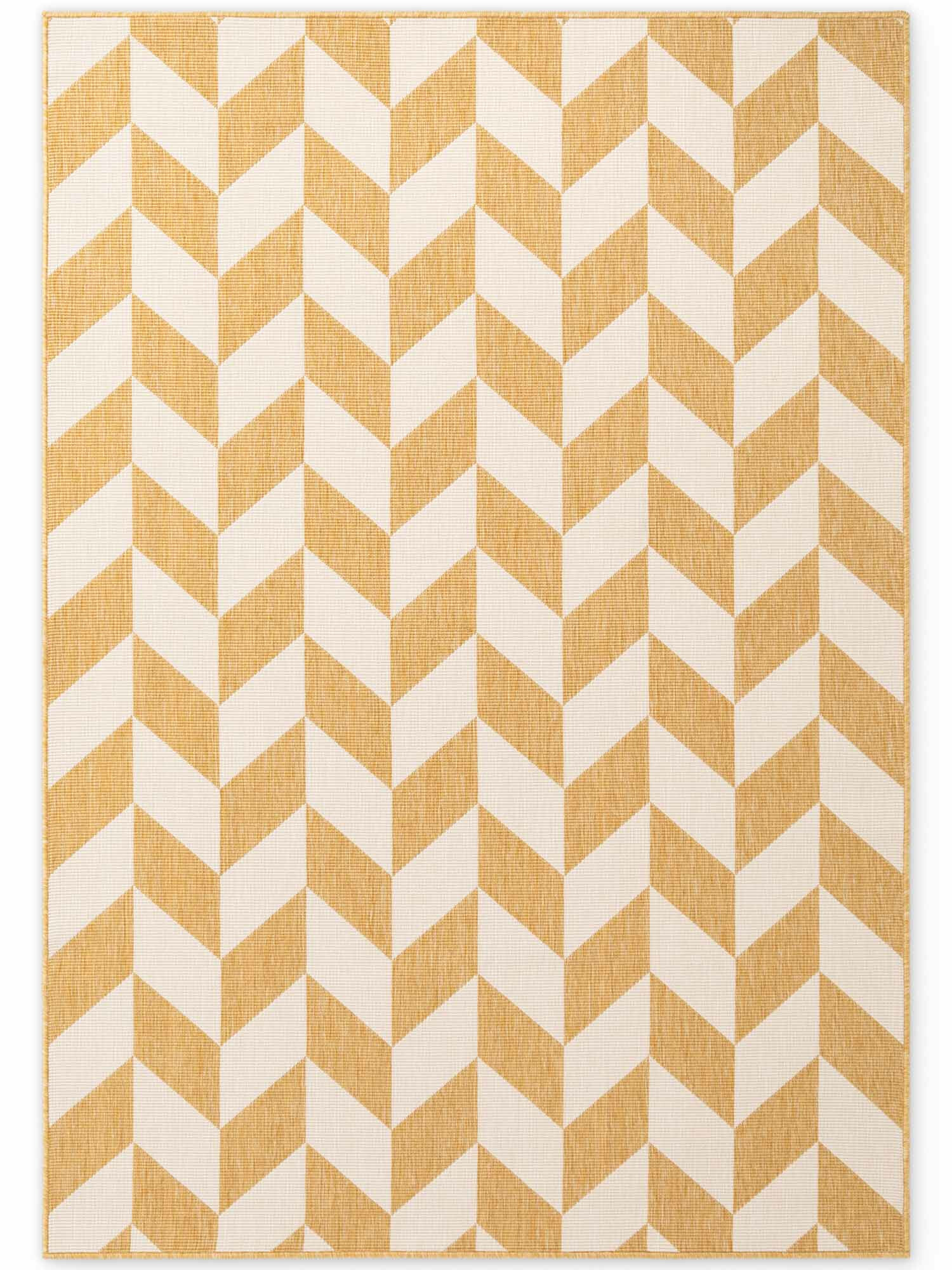 Ted Baker, Kusový koberec Ted Baker Haringey 106380 Yellow White, 120x170, žltá, chodba / predsieň