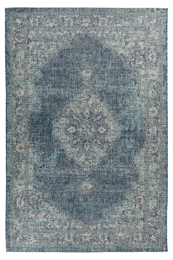 Obsession, AKCIA: 120x170 cm Kusový koberec Nordic 875 navy – na von aj na doma, modrá, chodba / predsieň