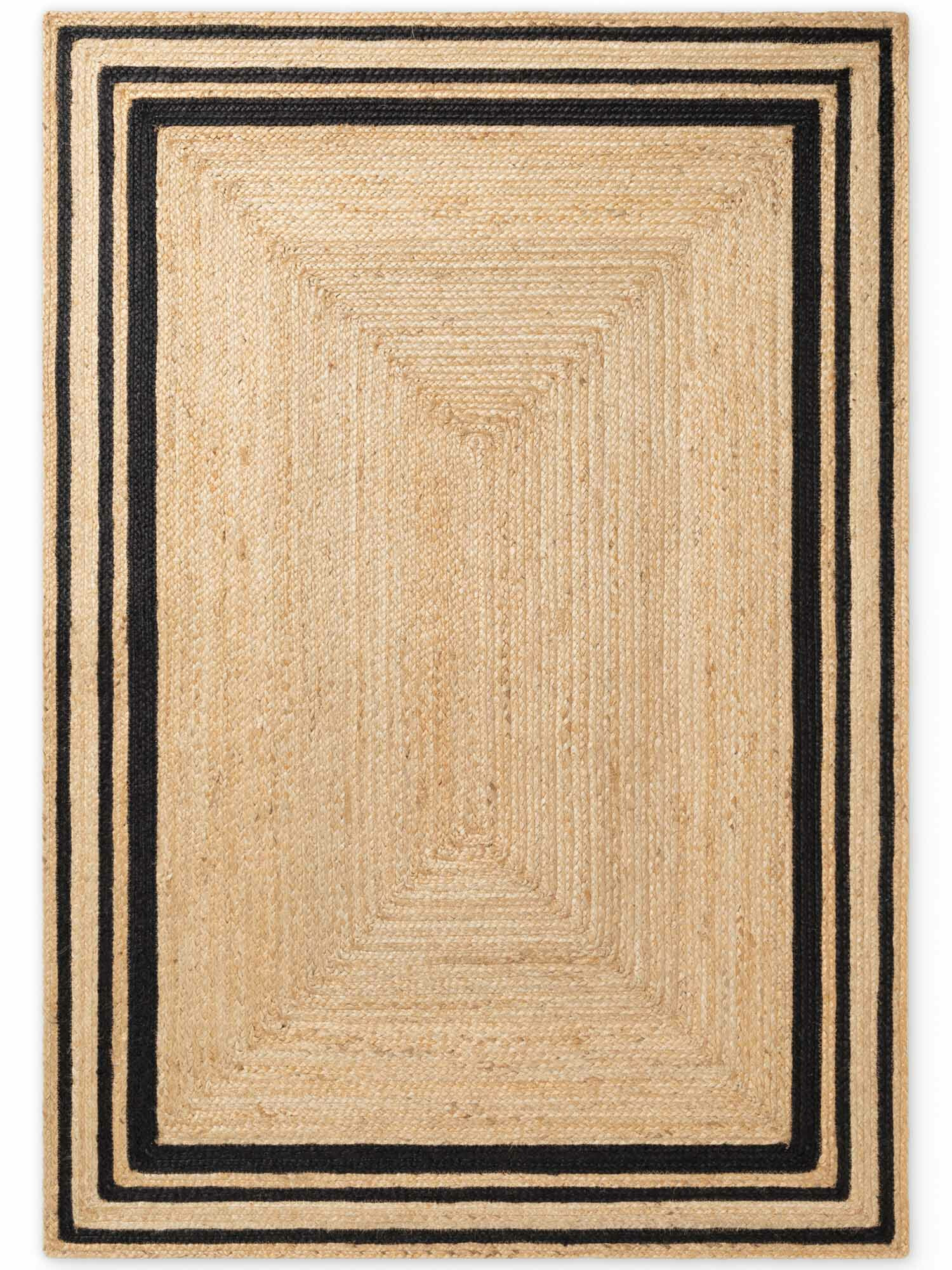 Hanse Home, Kusový koberec Looma 106302 Natural Gold Black, 80x150, béžová, chodba / predsieň