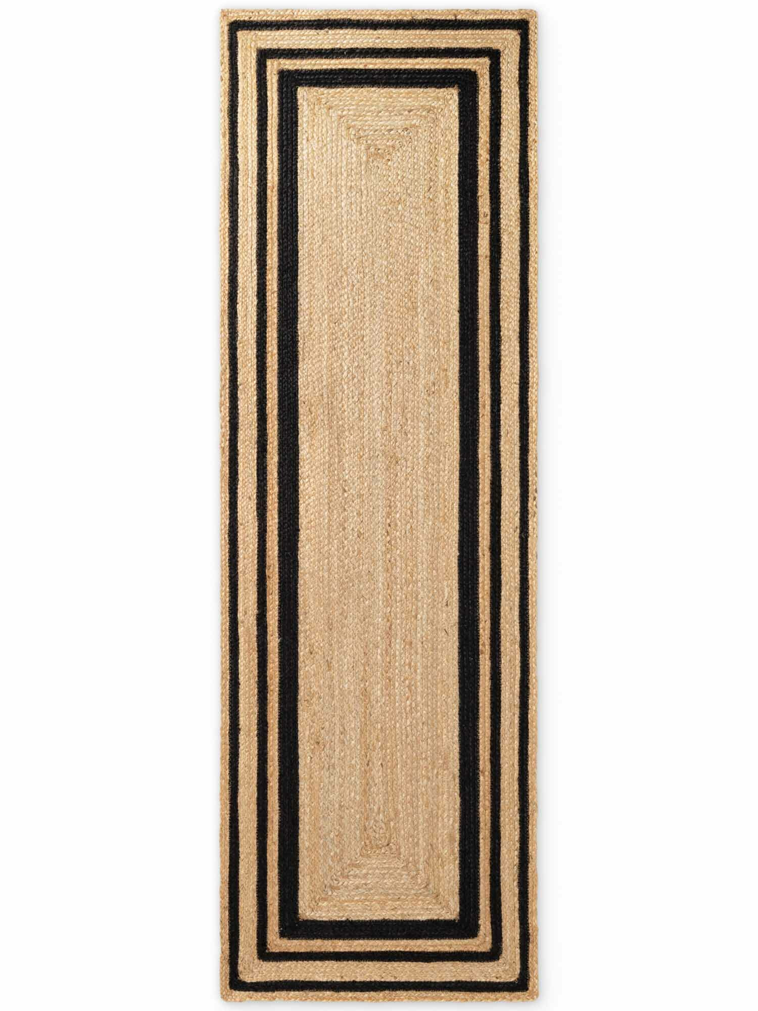 Hanse Home, Behúň Looma 106302 Natural Gold Black, 80x250, béžová, chodba / predsieň