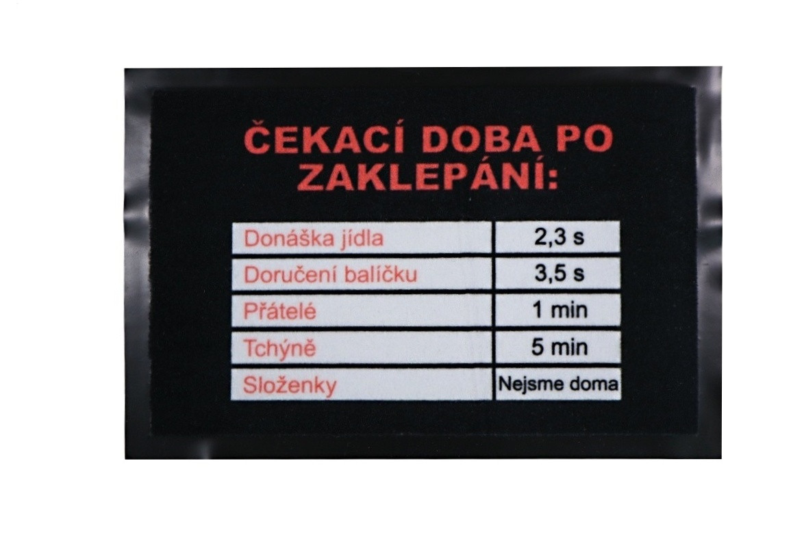 POSLEDNÁ ŠANCA: Rohožka Čakacia doba 40x60 cm - na von aj na doma, 40x60, čierna, GDmats