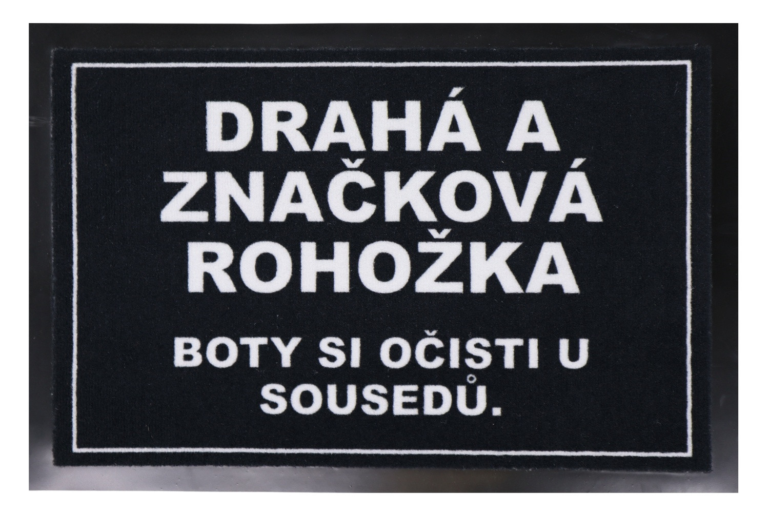 POSLEDNÁ ŠANCA: Drahá a značková rohožka 40x60 cm - na von aj na doma, 40x60, čierna, Mercury Flooring