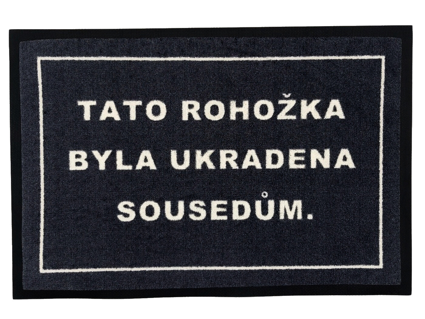 POSLEDNÁ ŠANCA: Táto rohožka bola ukradnutá susedom 40x60 cm - na von aj na doma, 40x60, šedá, GDmats