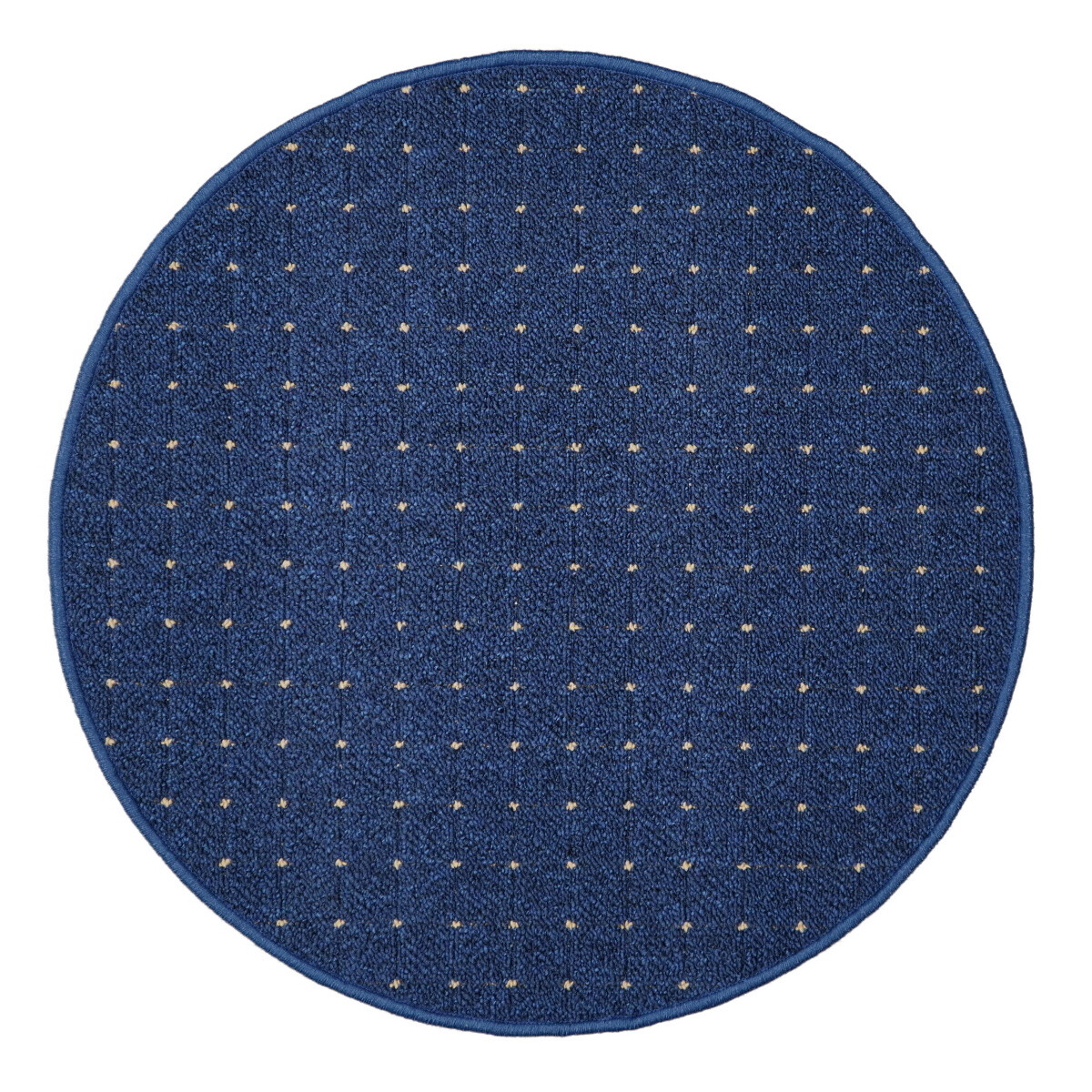 Kusový koberec Udinese modrý kruh, 120x120 (priemer) kruh, šedá, chodba / predsieň, Condor Carpets