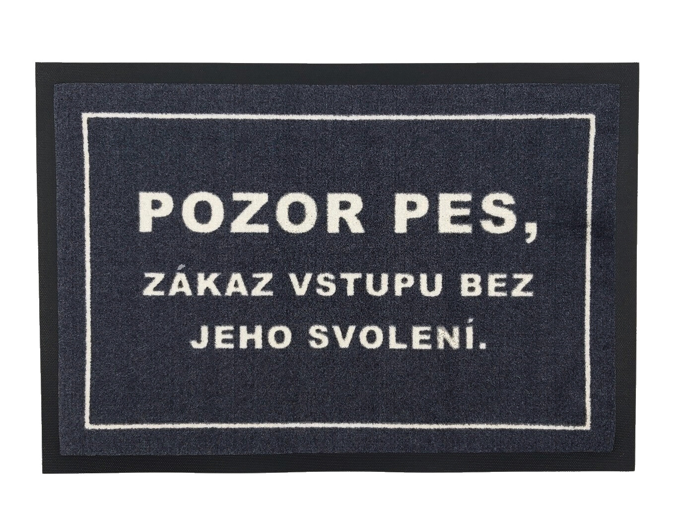 POSLEDNÁ ŠANCA: Rohožka so psím povolením 40x60 cm - na von aj na doma, 40x60, šedá, GDmats
