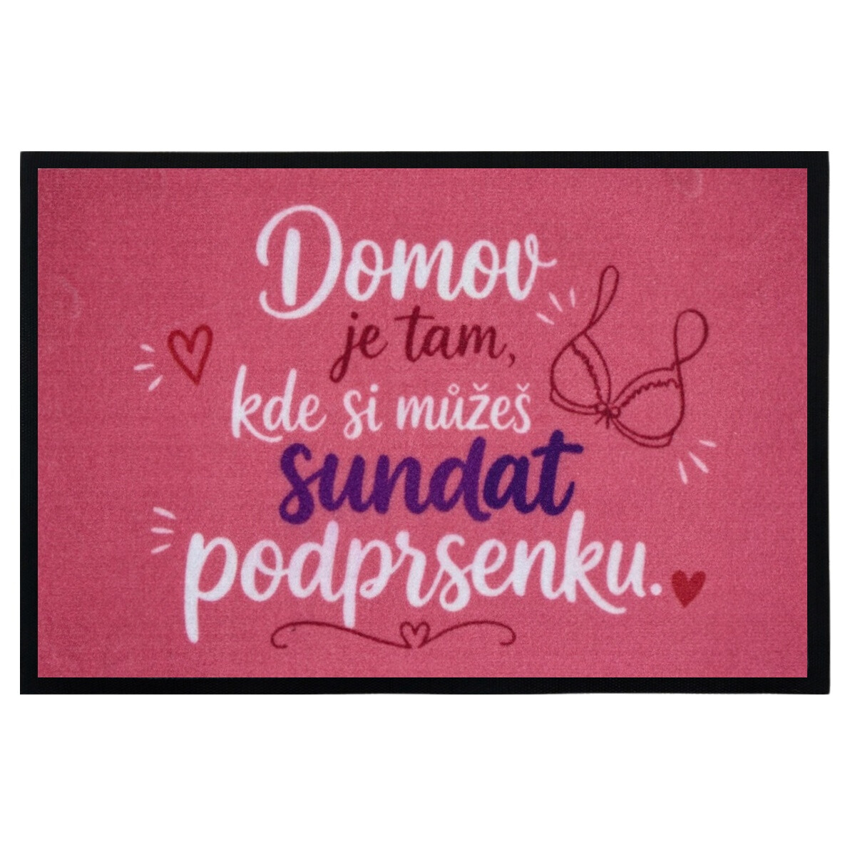 Rohožka Podprsenka 40x60 cm, 40x60, ružová, Mercury Flooring