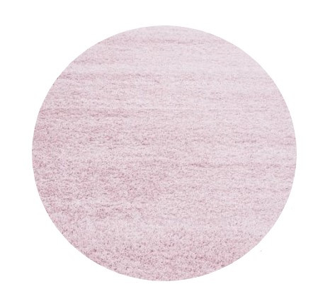 Ayyildiz, DOPREDAJ: 200x200 (priemer) kruh Kusový koberec Life Shaggy 1500 pink kruh, 200x200 (priemer) kruh, ružová, obývacia izba