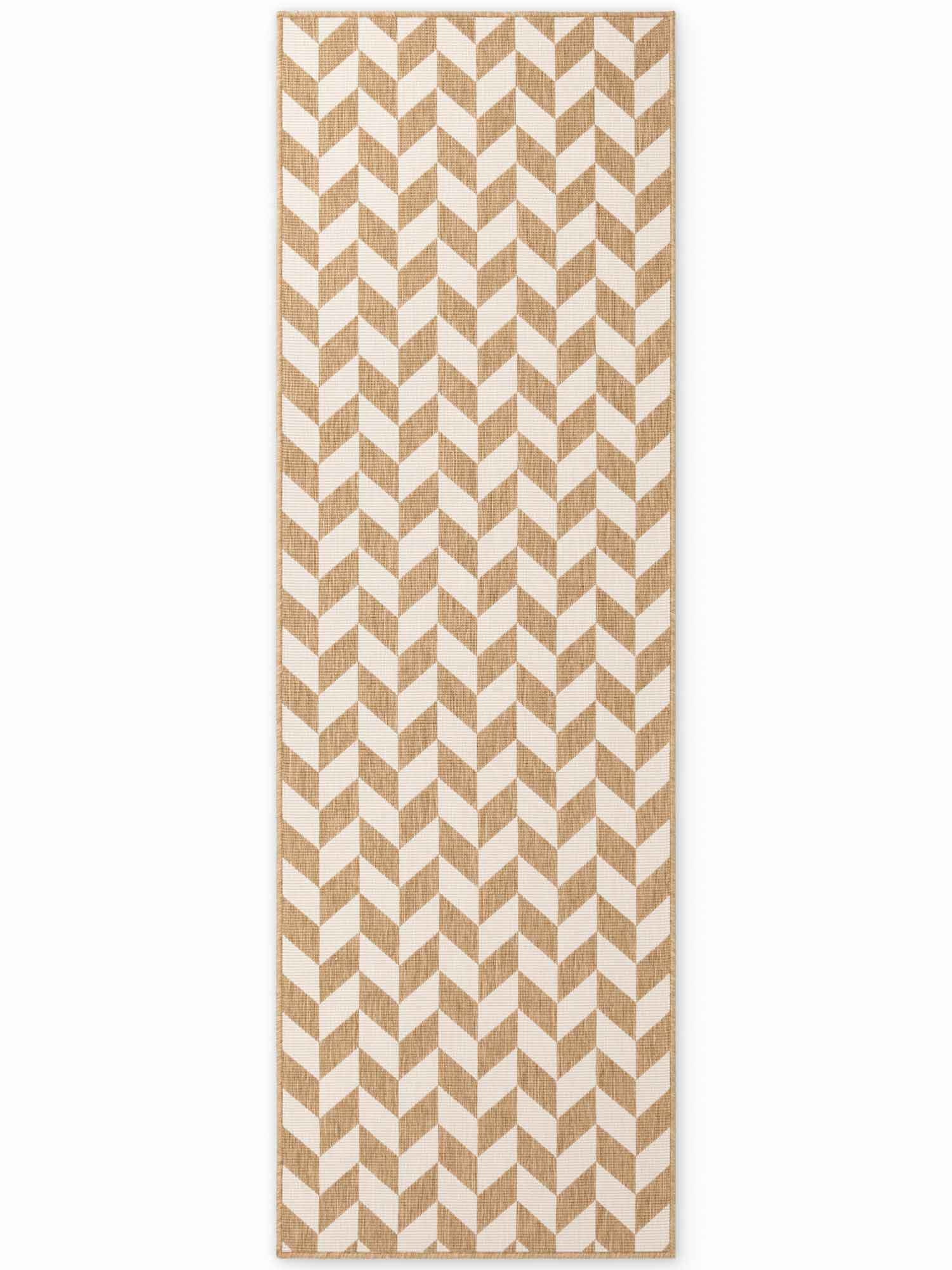 Ted Baker, Behúň Ted Baker Haringey 106379 Natural White, 80x200, béžová, chodba / predsieň