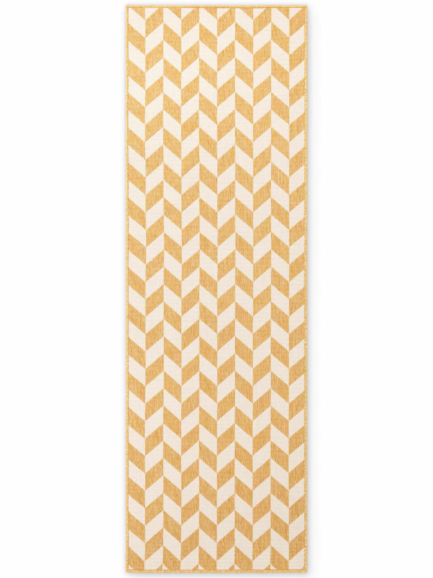 Ted Baker, Behúň Ted Baker Haringey 106380 Yellow White, 80x200, žltá, chodba / predsieň