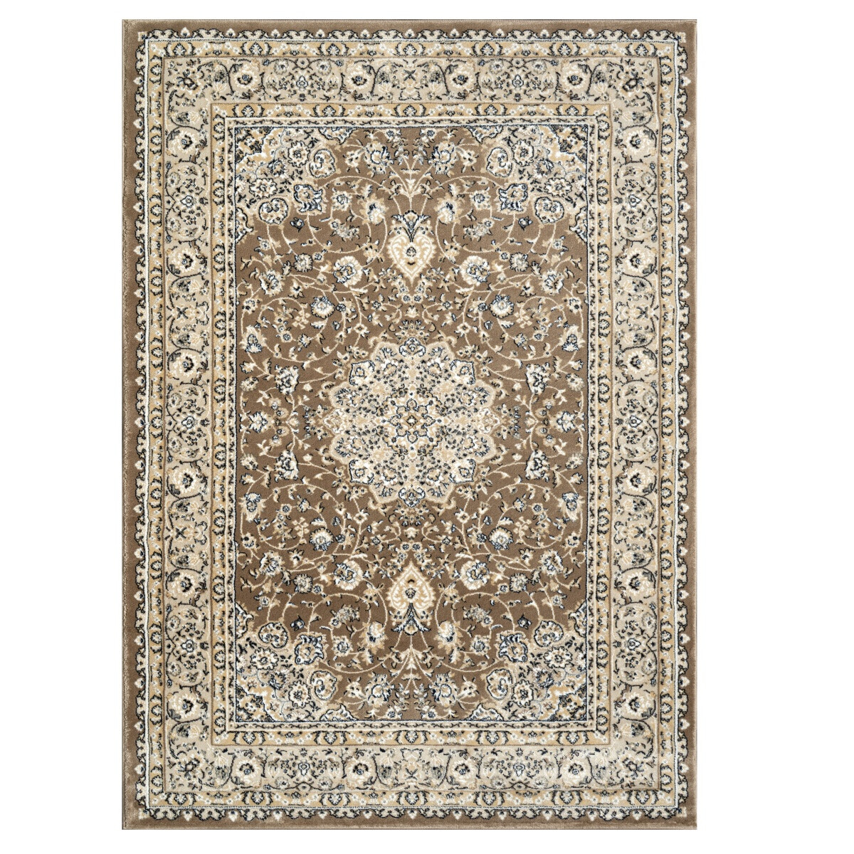 Angel Carpet, Kusový koberec Sultan 42 Beige, 80x150, béžová, kancelária