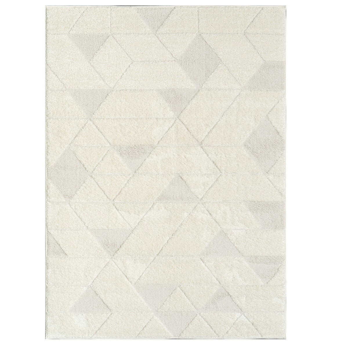 Angel Carpet, Kusový koberec Aurora 11 White, 160x230, biela, kancelária