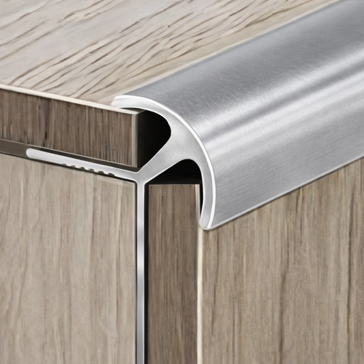 Profil vonkajší pre SPC panel na stenu silver 2,6 m, 2600mm, šedá, Egibi