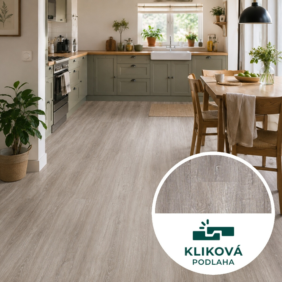 Egibi, Vinylová podlaha kliková Canadian Design Regina, 1230 x 180 mm