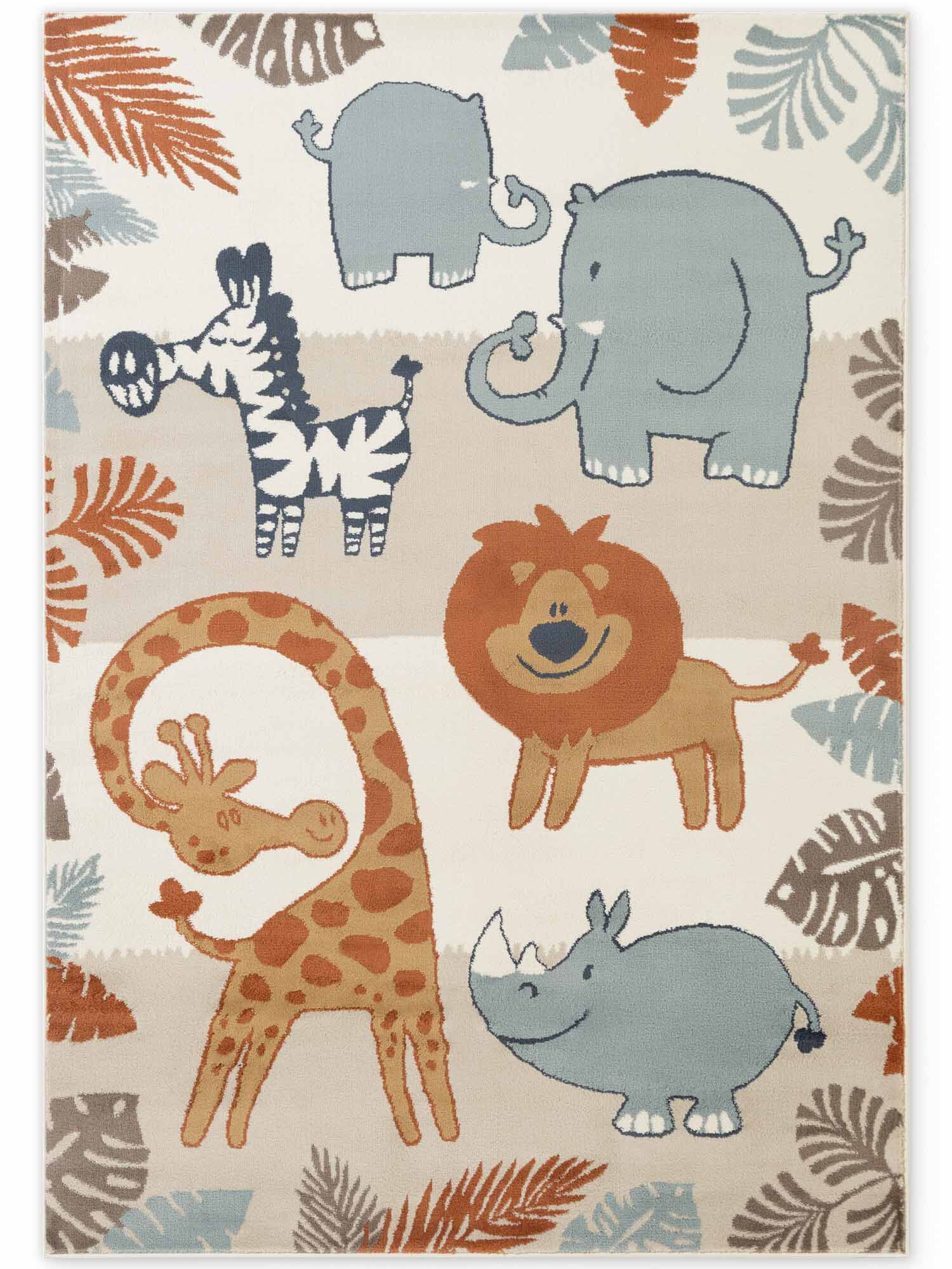 Hanse Home, Detský koberec Adventures 106409 Cream Multicolor, 160x235, viacfarebná, detská izba