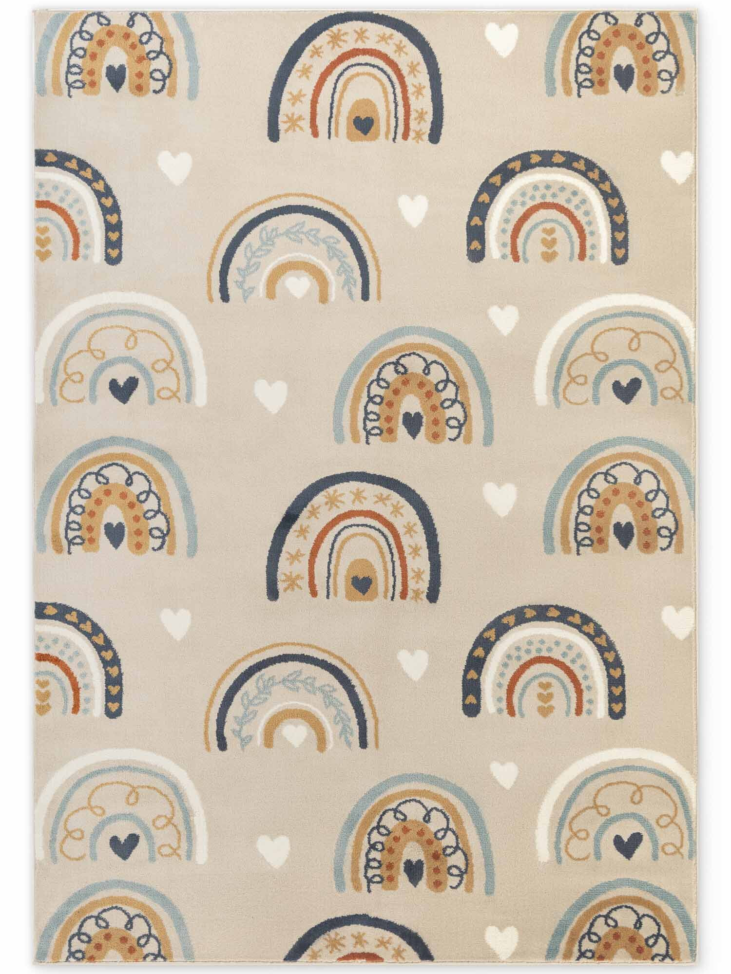 Hanse Home, Detský koberec Adventures 106416 Beige Multicolor, 160x235, viacfarebná, detská izba