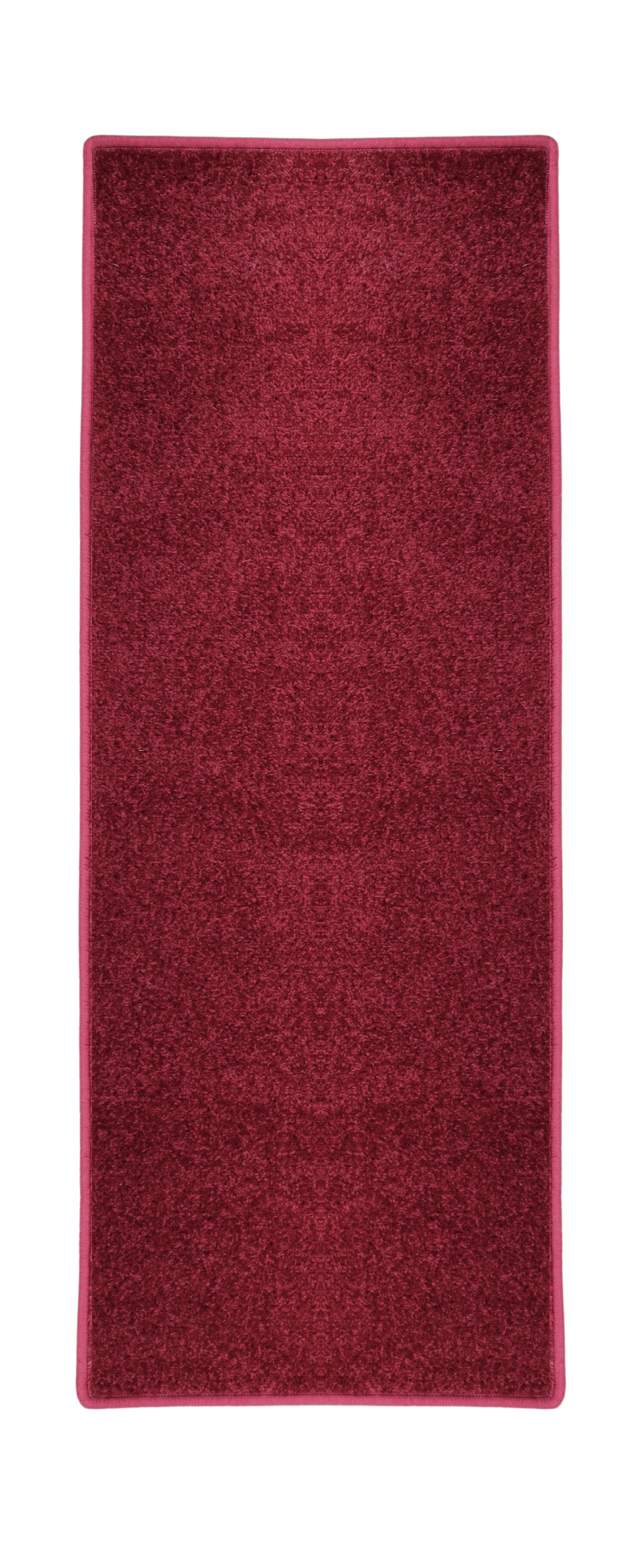 Vopi, AKCIA: 200x80 cm Behúň na mieru Eton vínovo červený - obšitý zo všetkých strán, červená, chodba / predsieň