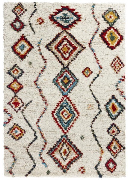 Hanse Home, Kusový koberec Nomadic 102693 Geometric Creme, 80x150, viacfarebná, obývacia izba