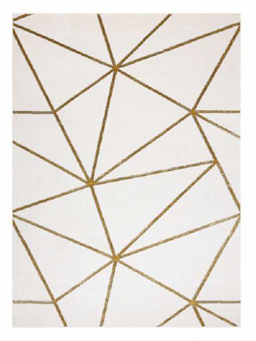 Dywany Łuszczów, AKCE: 200x290 cm Kusový koberec Emerald 1013 cream and gold, biela, kancelária