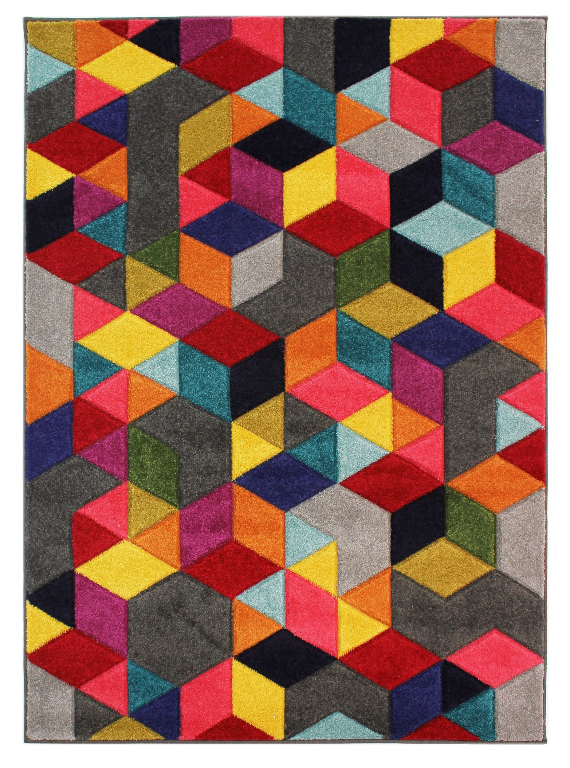 Flair Rugs, AKCIA: 80x150 cm Kusový koberec Spectrum Dynamic Multi, viacfarebná, obývacia izba