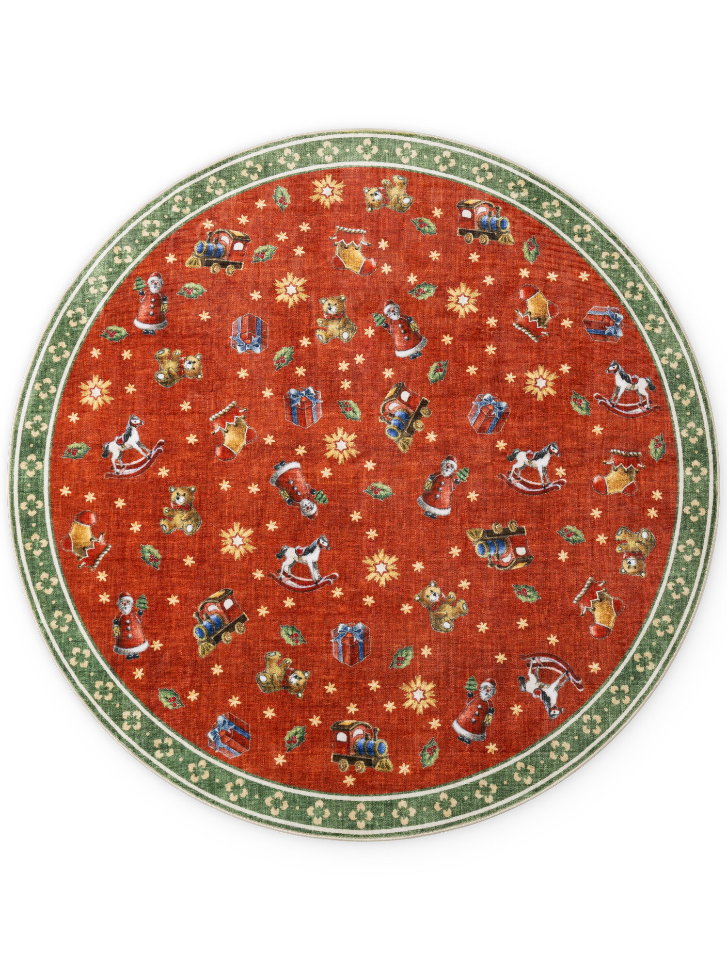 Kusový koberec Villeroy & Boch Toy's delight 106499 Red Green kruh, 200x200 (priemer) kruh, červená, obývacia izba, Villeroy & Boch