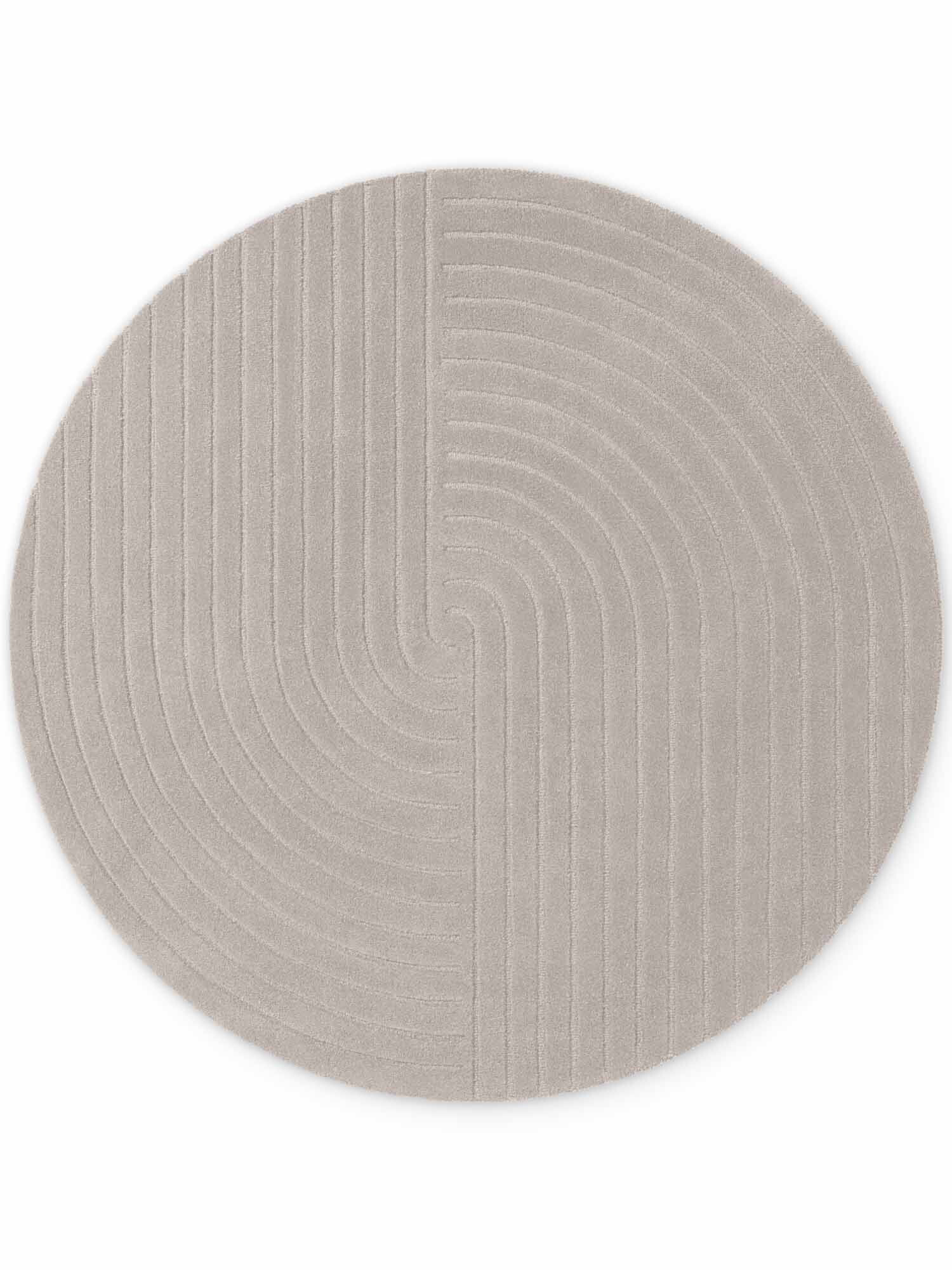 Vikosa, Kusový koberec Vikosa Arcura 106270 Light Grey kruh, 150x150 (priemer) kruh, šedá, obývacia izba