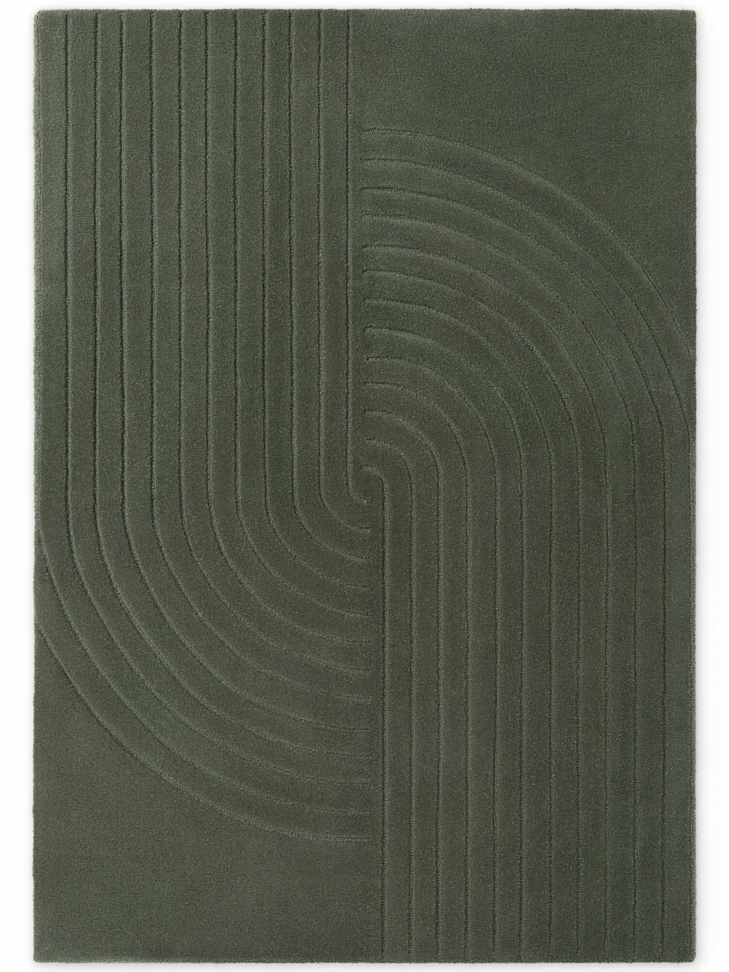 Vikosa, Kusový koberec Vikosa Arcura 106271 Dark Green, 80x150, zelená, obývacia izba
