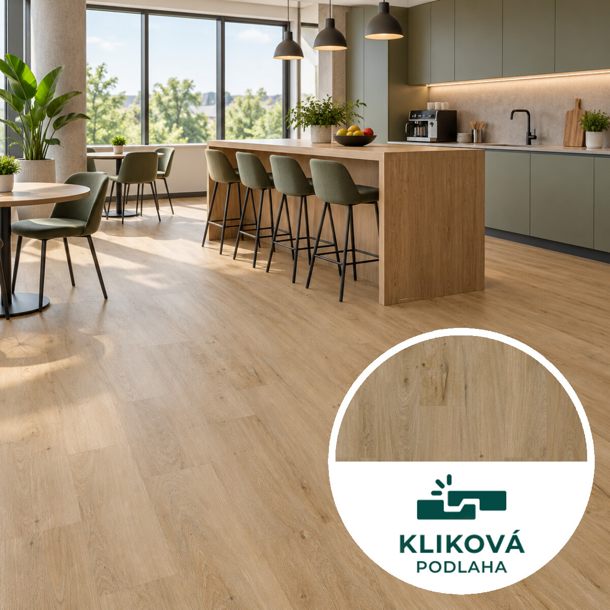 Egibi, Vinylová podlaha kliková Canadian Design Jägerndorf, 1230 x 180 mm