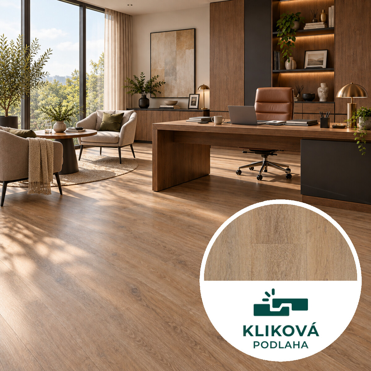 Egibi, Vinylová podlaha kliková Canadian Design Premium Vernon, 1190 x 228 mm