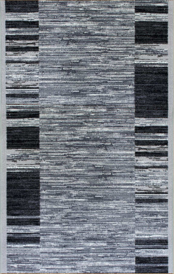 Associated Weavers, AKCIA: 250x90 cm Protišmykový behúň na mieru Adagio 19 šedý - obšitý zo všetkých strán, šedá, chodba / predsieň