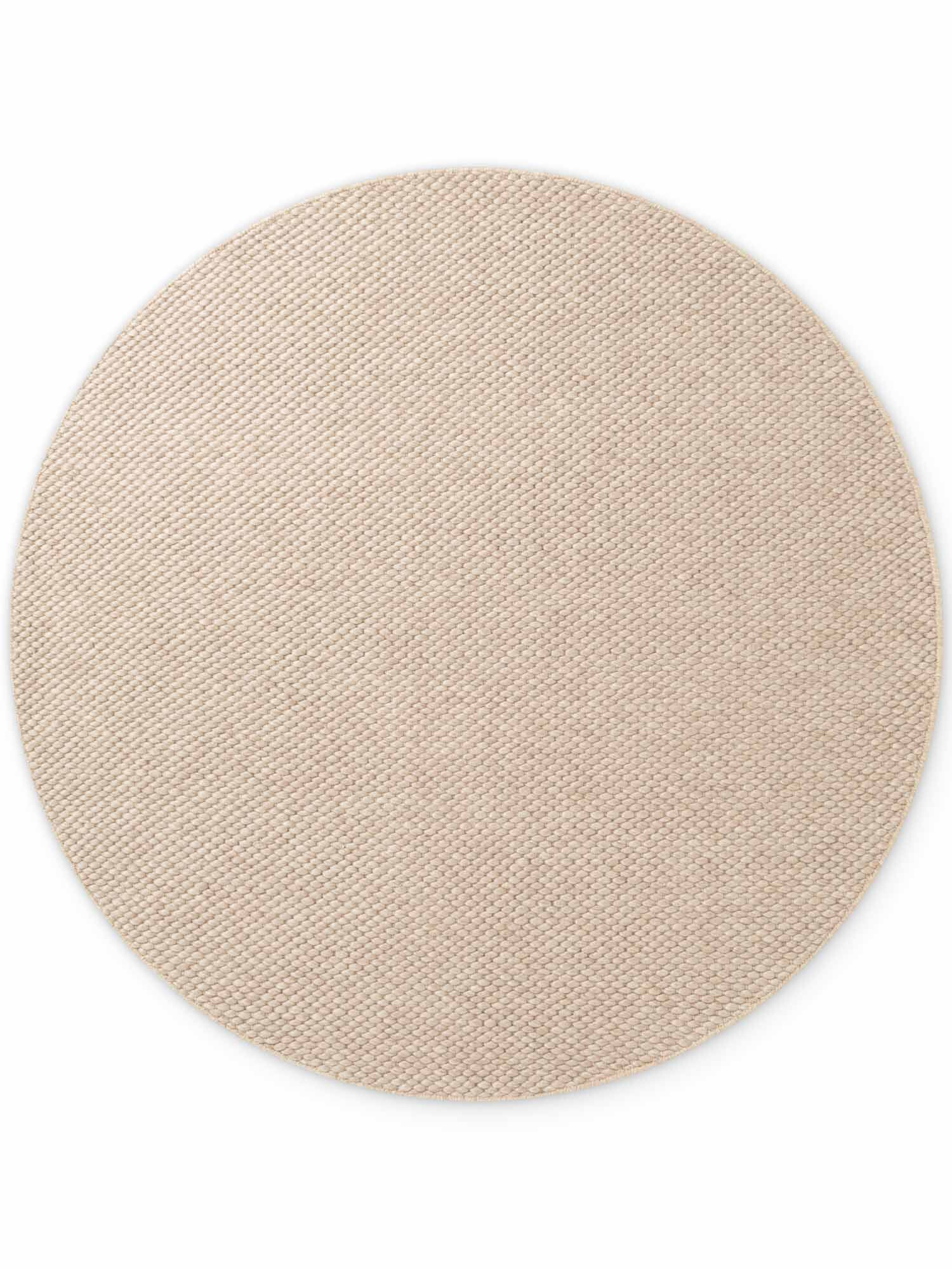 ELLE Decoration, Kusový koberec Lyon Beans 106315 Natural Beige kruh z kolekcie Elle, 200x200 (priemer) kruh, béžová, obývacia izba