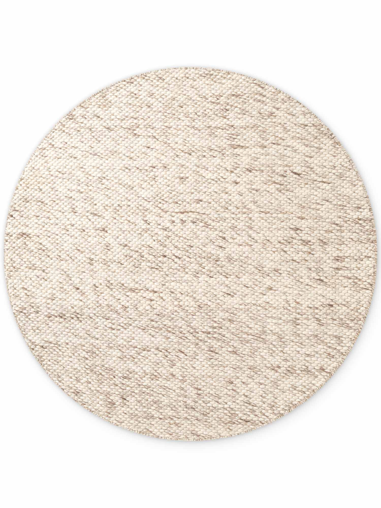 ELLE Decoration, Kusový koberec Lyon Beans 106316 Natural Cream Brown kruh z kolekcie Elle, 200x200 (priemer) kruh, hnedá, obývacia izba