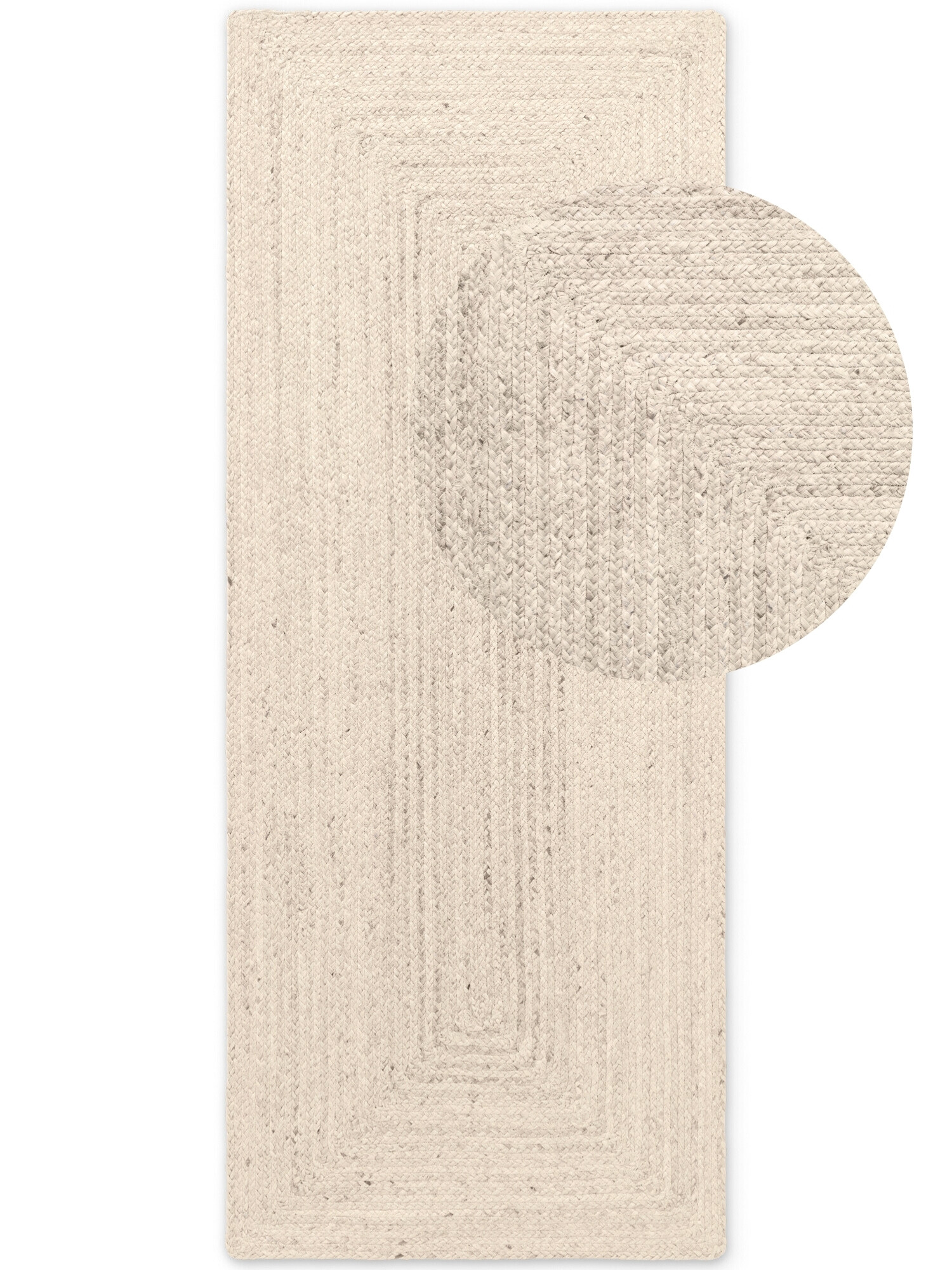 Hanse Home, Behúň Juno 106323 White, 80x200, biela, chodba / predsieň