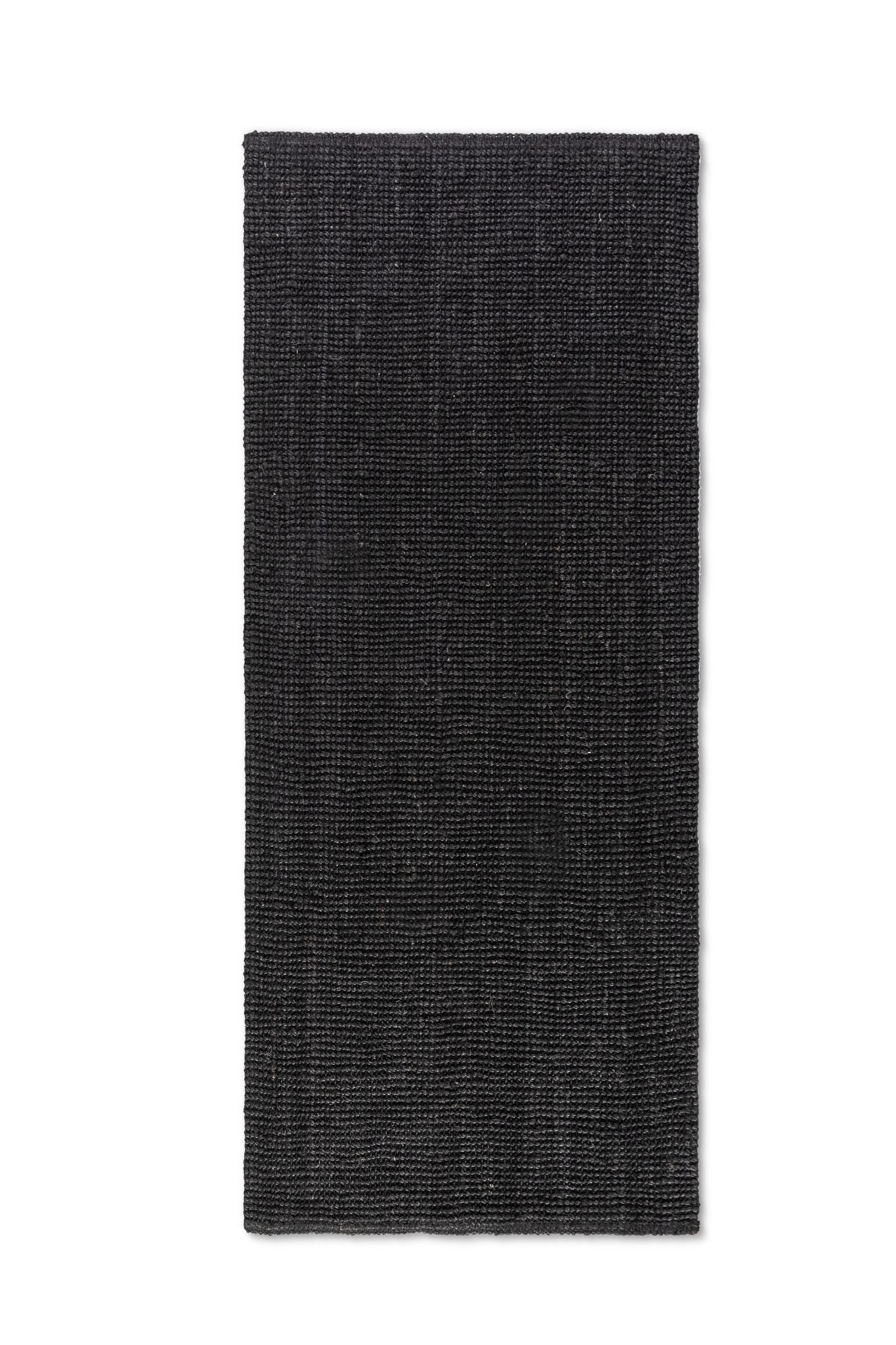 DOPREDAJ: 80x200 cm Běhoun Bouclé Jute 105976 Black, 80x200, čierna, chodba / predsieň, Hanse Home